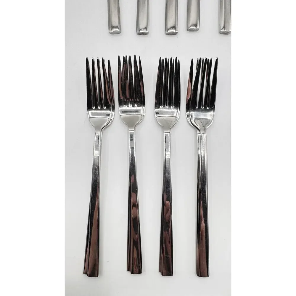 Brandani Flatware 55 Piece Italy Quality Stainless Steel Set Fork Knife Spoon